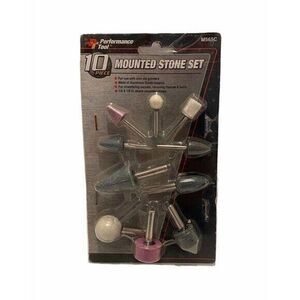 10-piece Mounted Grinding Stone Tool Bits Set Performance Tool